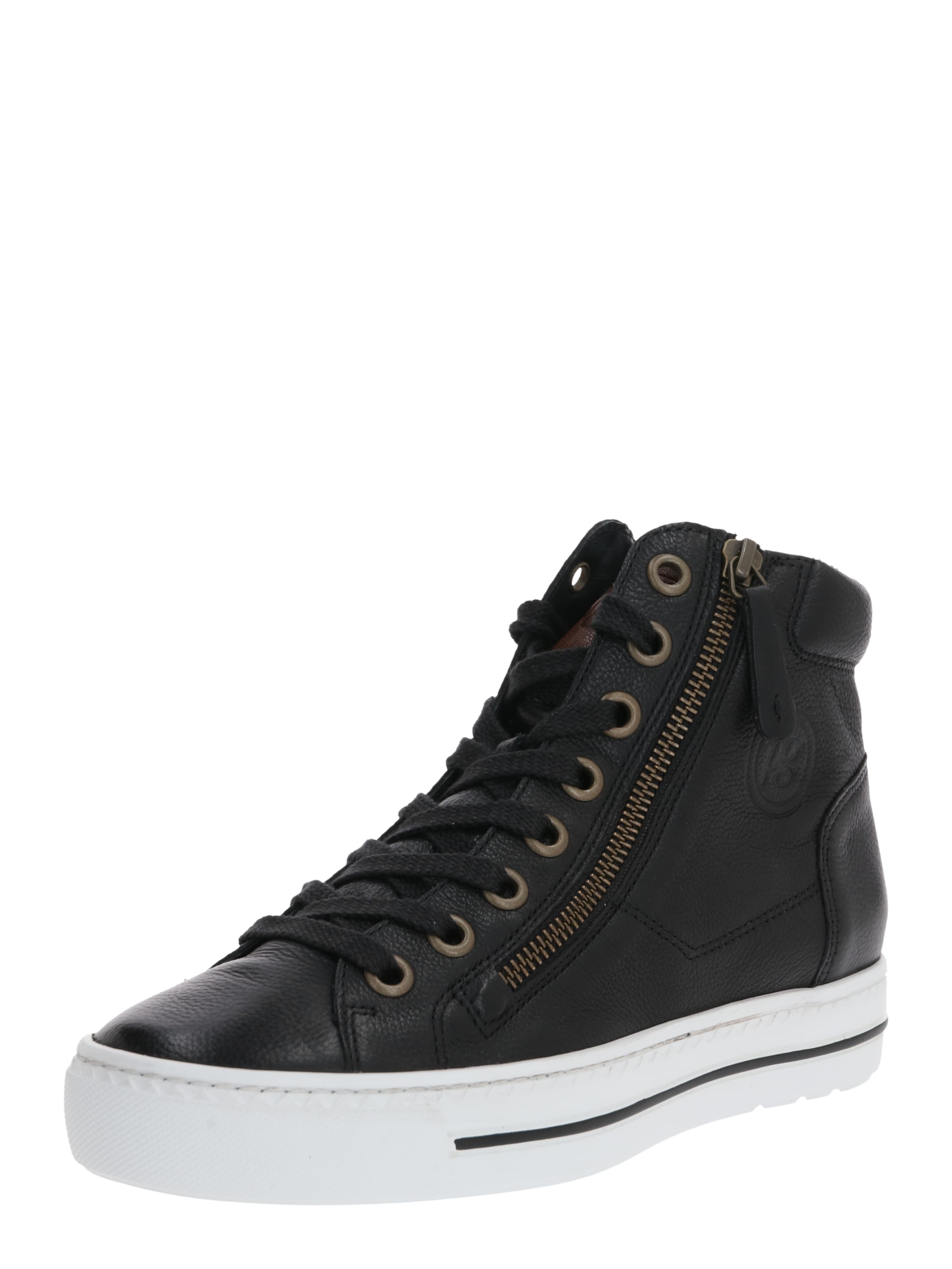 Paul Green Sneakers hoog in Zwart: voorkant