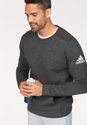 ADIDAS PERFORMANCE Sweatshirt 'ID Stadium' in Grau: predná strana