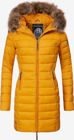 Manteau d’hiver 'Rose' MARIKOO en jaune : devant