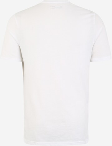 UNDER ARMOUR - Camiseta funcional 'Foundation' en blanco: atrás