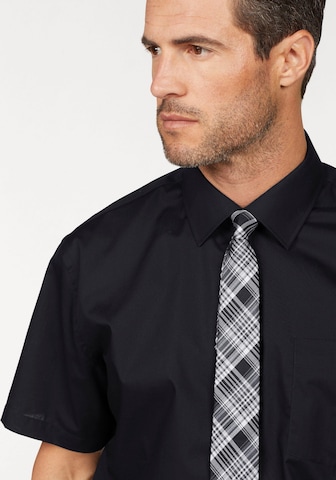 Man's World Regular fit Business Shirt in Black