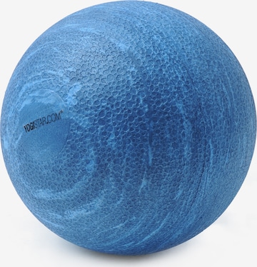 YOGISTAR.COM Faszien-Ball 'Marble Blue' in Blau: predná strana