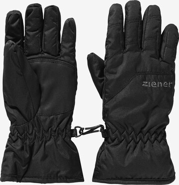 ZIENER Athletic Gloves 'LANDO glove junior' in Black: front