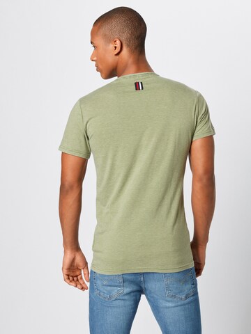 Key Largo Shirt 'Dieter' in Groen: terug