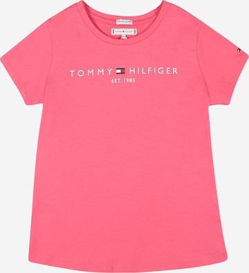 TOMMY HILFIGER Normální Tričko 'ESSENTIAL' – pink: přední strana