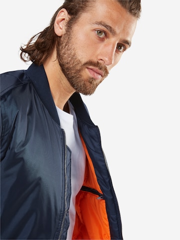 Urban Classics Between-Season Jacket in Blue