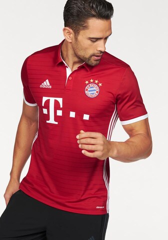 ADIDAS SPORTSWEAR Jersey 'FC Bayern 16/17 Home' in Red: front