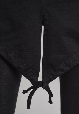 Urban Classics Zip-Up Hoodie in Black