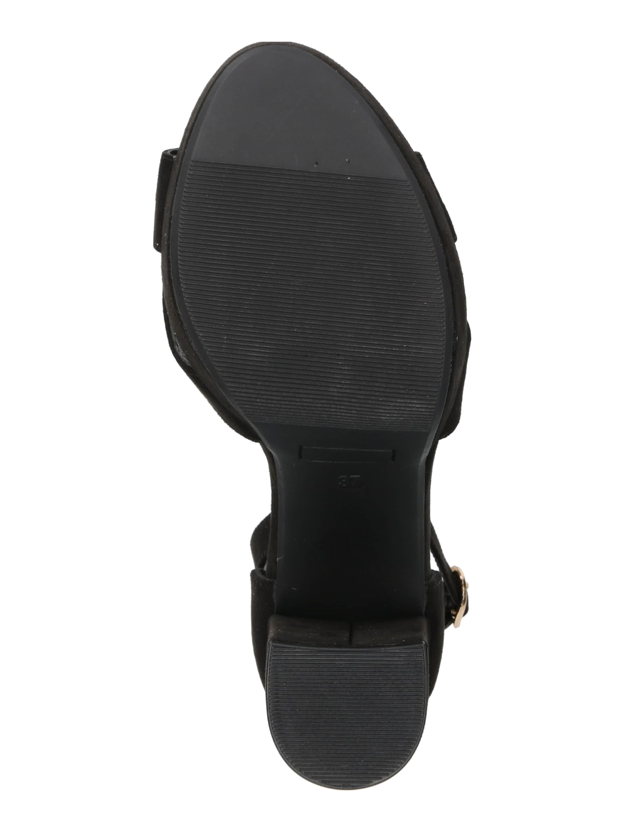 ABOUT YOU - Zapatos con plataforma 'Carina' en negro: abajo