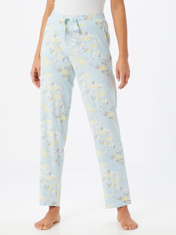 Regular Pantalon de pyjama 'Mix+Relax' SCHIESSER en bleu : devant