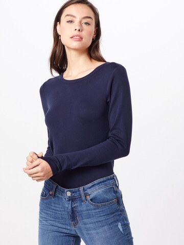 GAP Shirt 'LSMODCREW' in Blau: predná strana