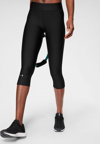 UNDER ARMOUR Skinny Sporthose in Schwarz