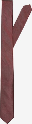 Cravate SELECTED HOMME en rouge : devant