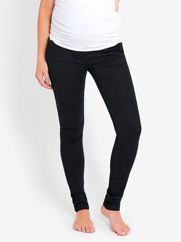 JoJo Maman Bébé Skinny Jeans in Black: front