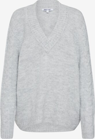 Pullover 'Milena' di ABOUT YOU in grigio: frontale