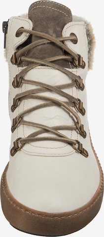 JOSEF SEIBEL Lace-Up Ankle Boots 'Maren' in Beige