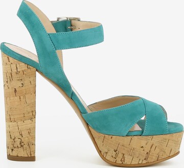 EVITA Strap Sandals 'Lana' in Blue