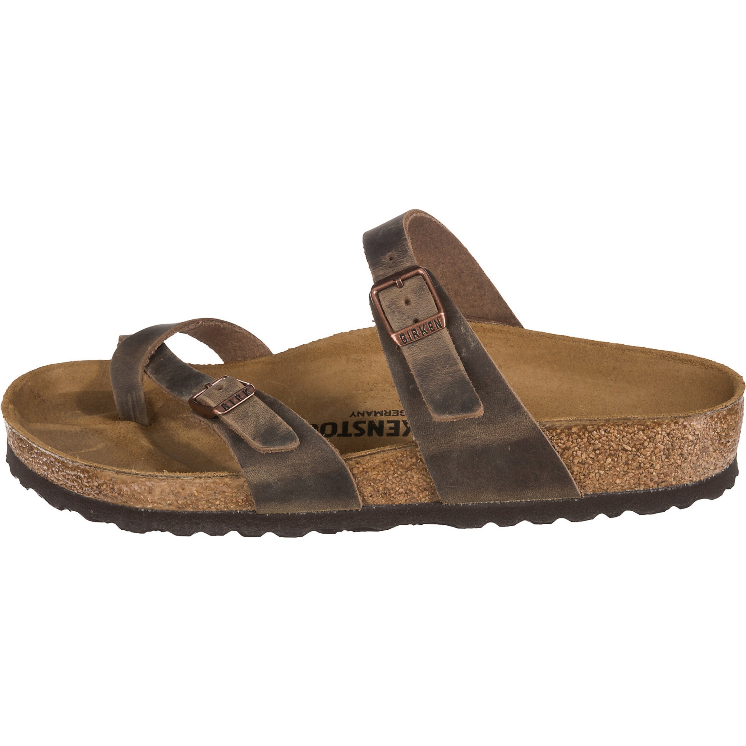 BIRKENSTOCK - Chinelos de dedo &#x27;Mayari&#x27; em castanho