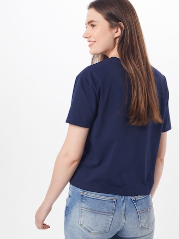 Tommy Jeans Shirt in Blauw: terug