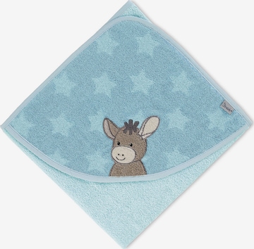 STERNTALER Baby blanket 'Emmi' in Blue: front