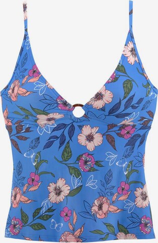 Bustier Haut de tankini s.Oliver en bleu : devant