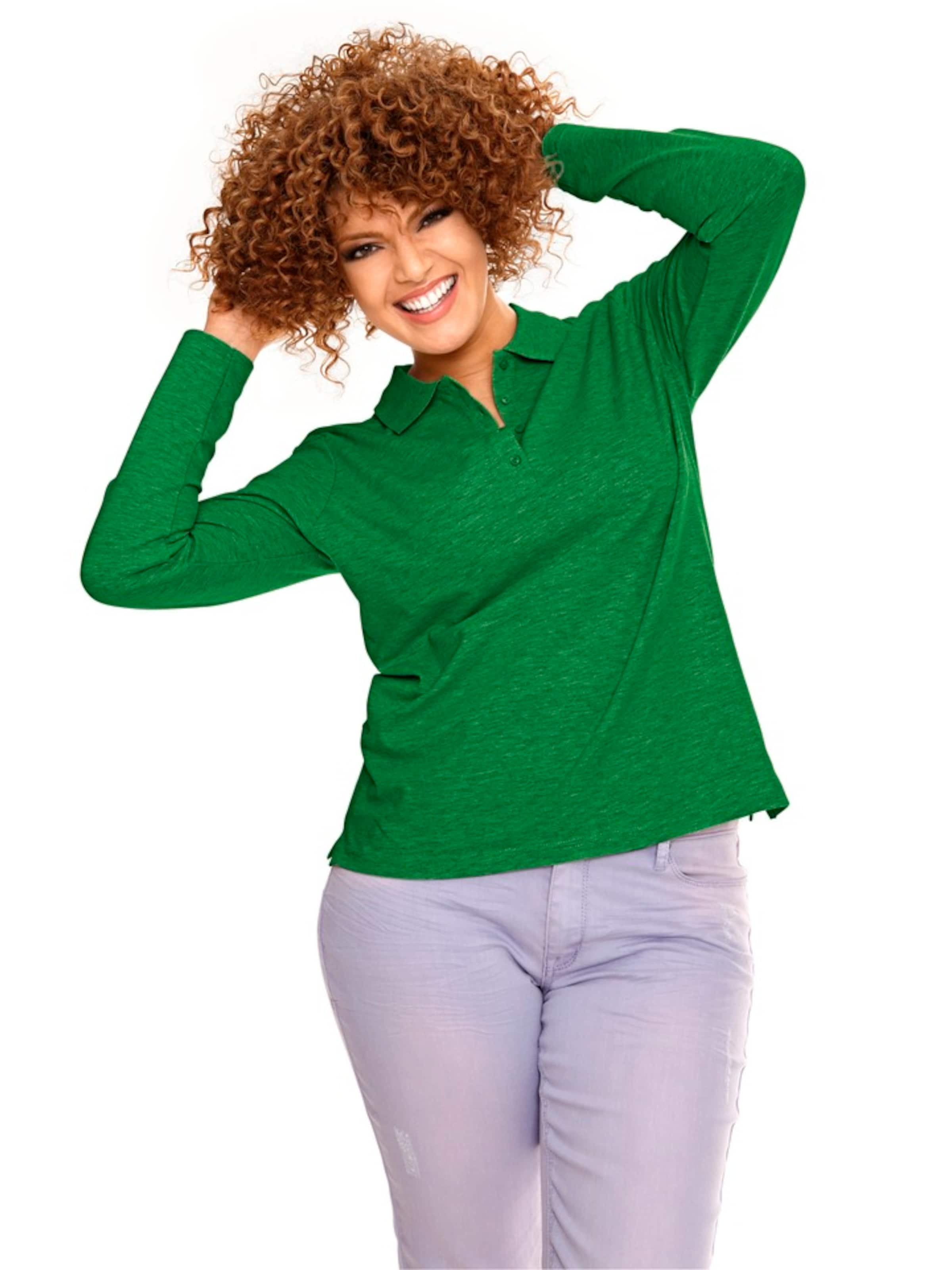 heine T-shirt i grön: framsida