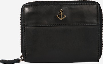 Harbour 2nd Wallet 'Cadis' in Black: front