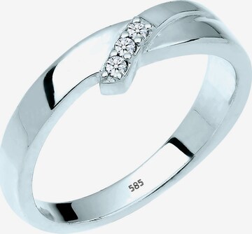 Elli DIAMONDS Ring in Silver: front