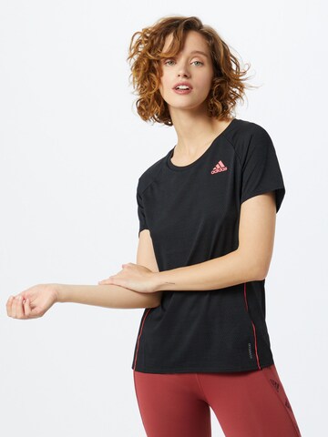 Maglia funzionale 'Runner' di ADIDAS SPORTSWEAR in nero: frontale