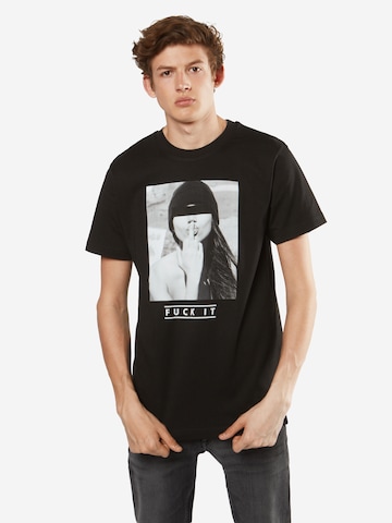 T-Shirt 'F#?KIT' Mister Tee en noir : devant