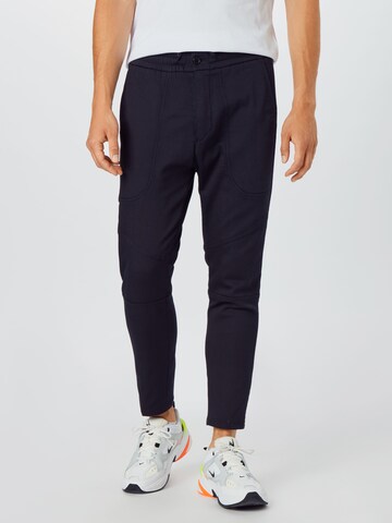 DRYKORN Slim fit Trousers 'Kab' in Black: front