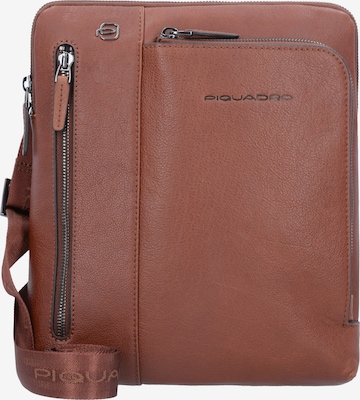 Piquadro Crossbody Bag 'Black Square' in Brown: front