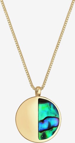 ELLI Necklace 'Geo, Halbmond' in Gold: front