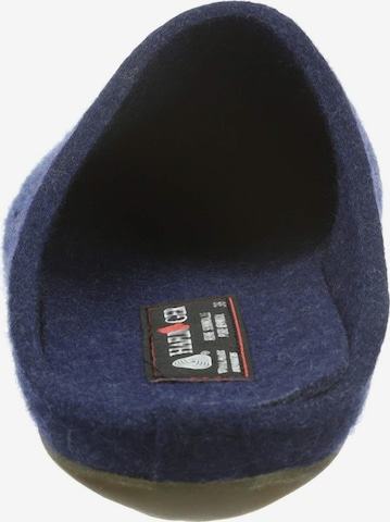 HAFLINGER Slippers 'Everest Fundus' in Blue