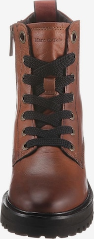 Marc O'Polo Lace-Up Ankle Boots in Brown