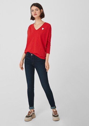 QS Skinny Jeansy 'Sadie' w kolorze niebieski