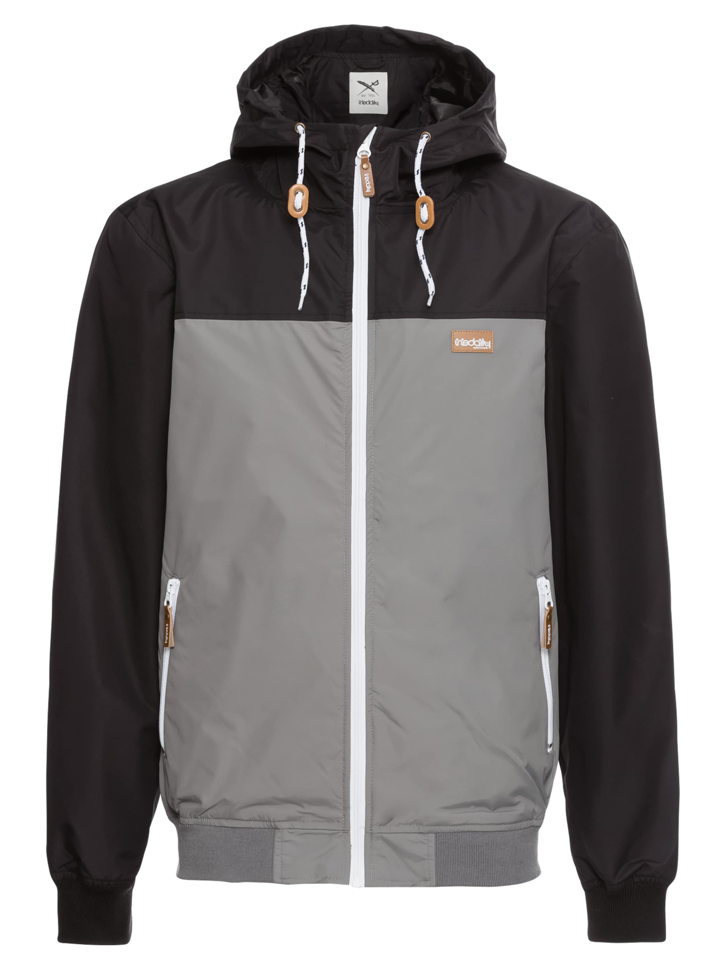 Iriedaily Jacke 'Auf Deck' in Grau: Vorderseite