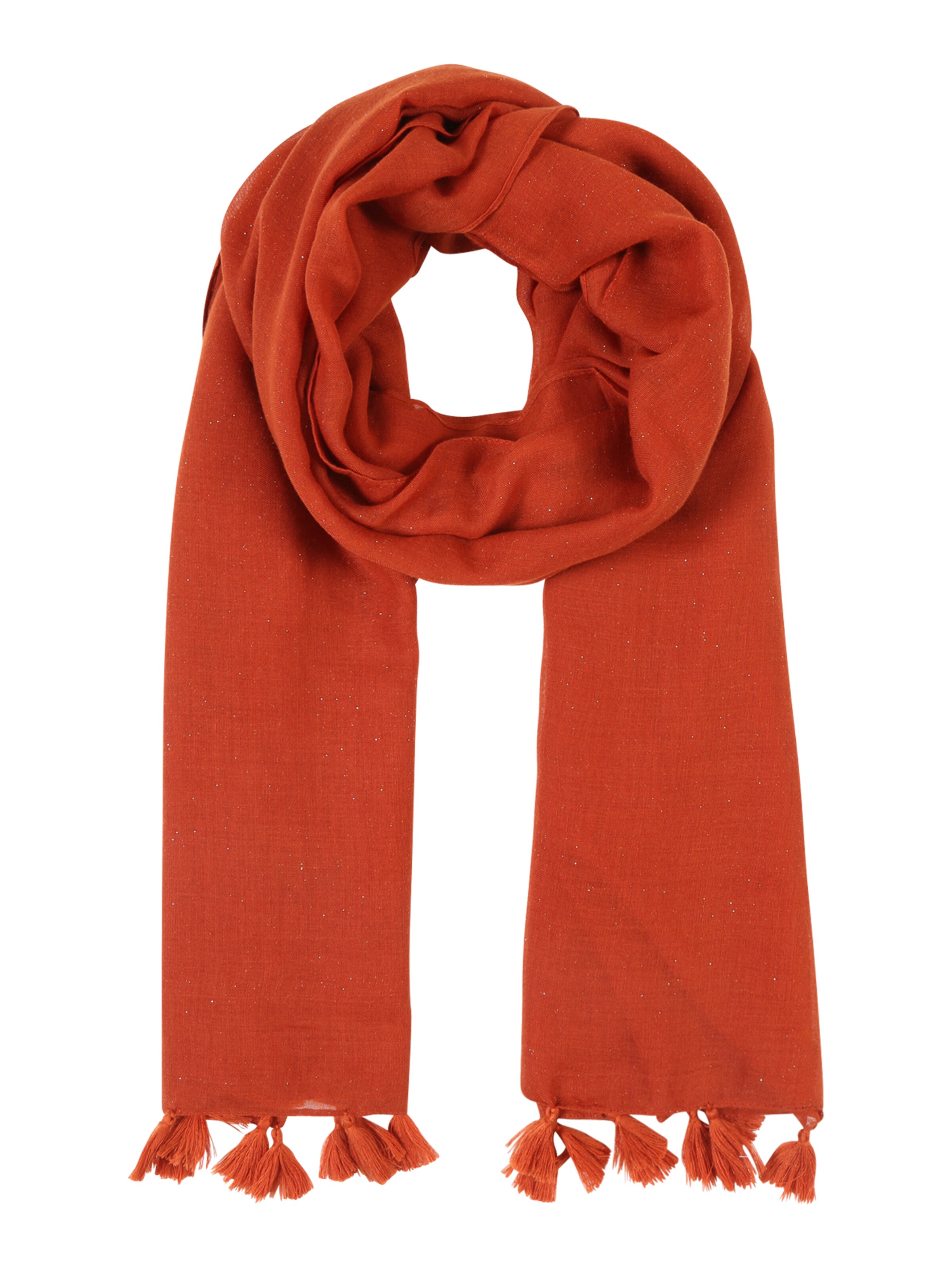 PIECES - Sjaal 'BELLE' in de kleur Roestbruin