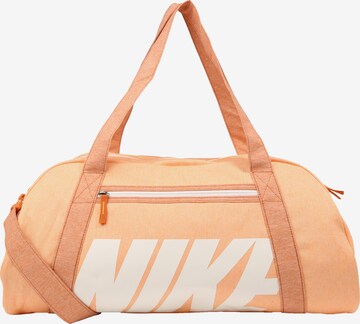 NIKE Sports Bag 'GYM CLUB' in Orange: front