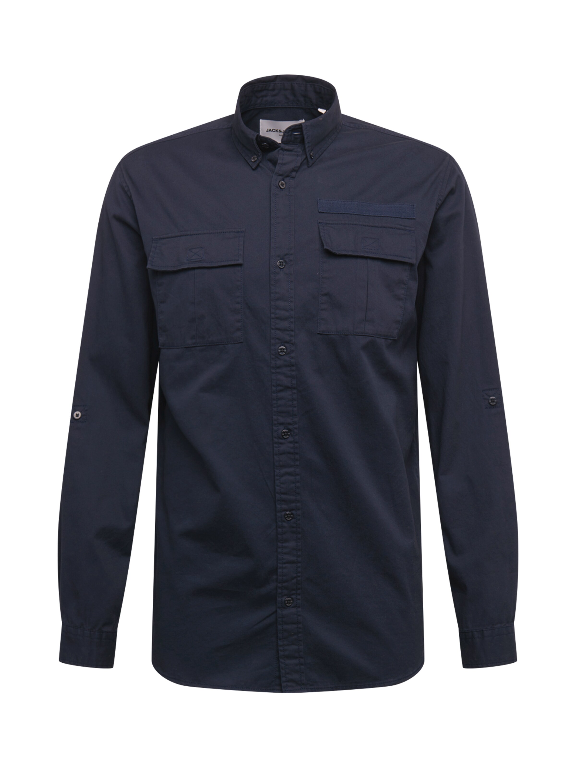 JACK & JONES - Overhemd 'PORTER' in de kleur Nachtblauw