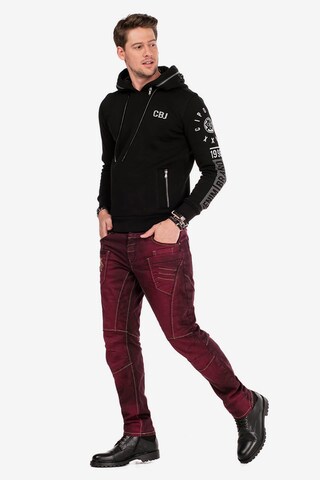 CIPO & BAXX Slimfit Jeans in Rot