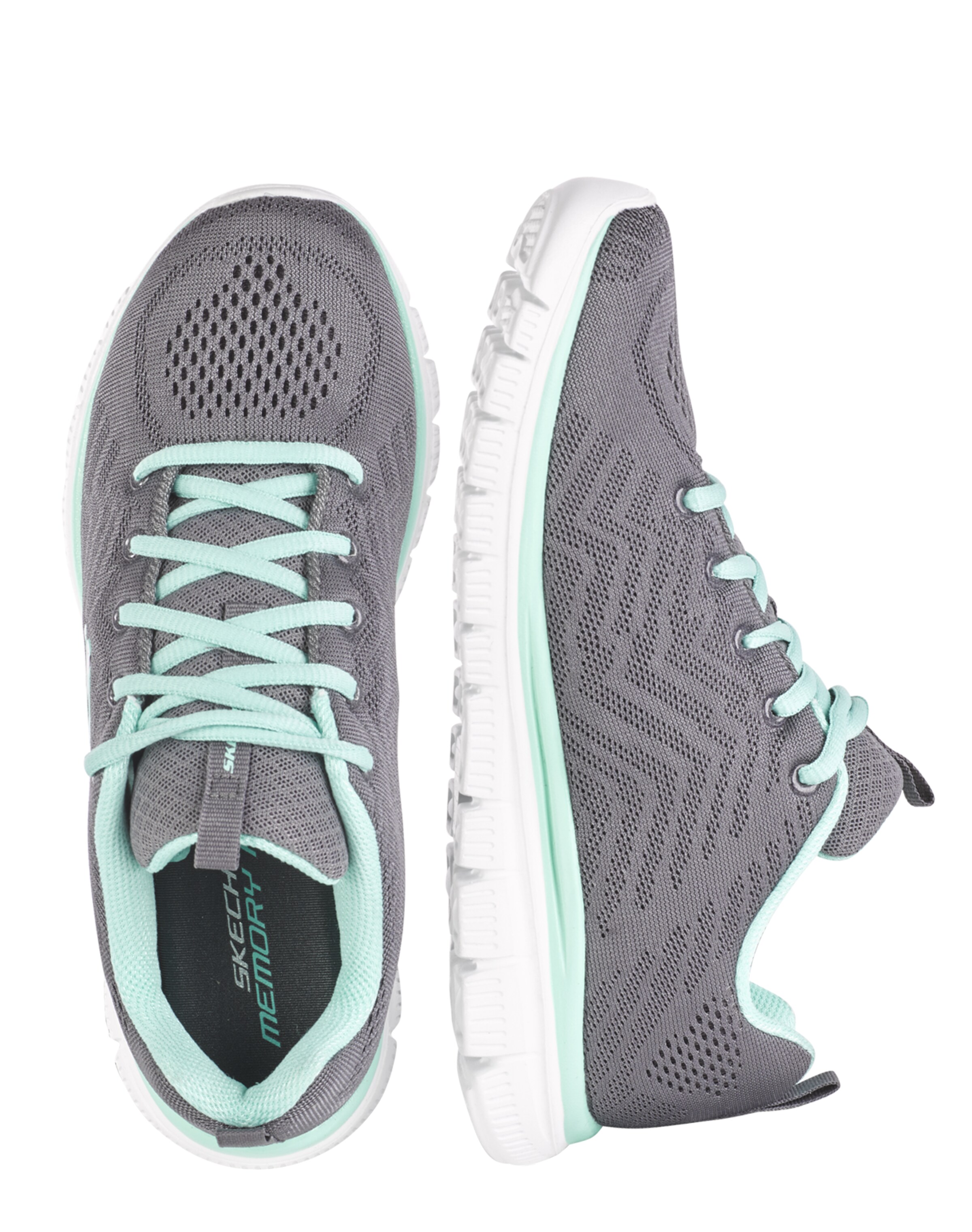 SKECHERS Matalavartiset tennarit 'Graceful Get Connected' värissä harmaa