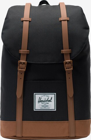 Herschel Rucksack 'Retreat' in Schwarz: predná strana