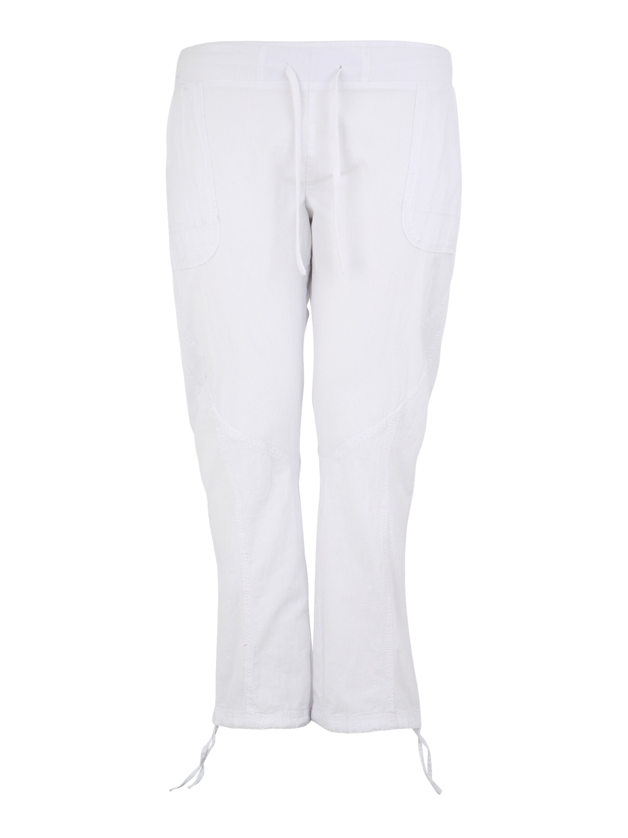 Zizzi - Broek 'MMARRAKESH' in de kleur Wit