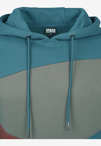 Urban Classics Sweatshirt 'Zig Zag' i blå