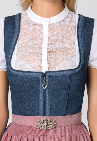 STOCKERPOINT Dirndl 'Roseline' in Blauw