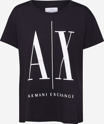 ARMANI EXCHANGE Shirts i sort / hvid, Produktvisning