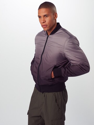 Urban Classics Between-Season Jacket 'GRADIENT' in Purple: front