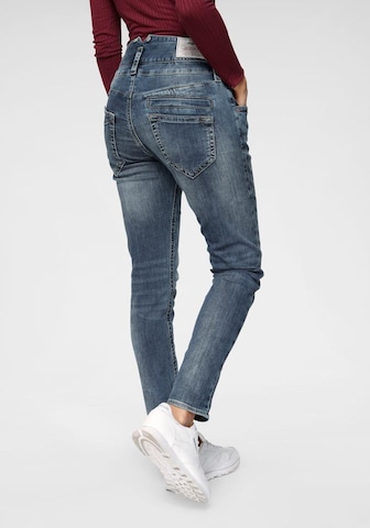 Herrlicher Slimfit Jeans 'PITCH MOM' in Blau