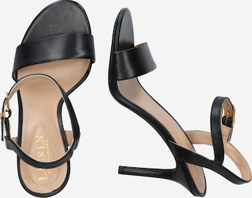 Lauren Ralph Lauren Strap Sandals 'Gwen' in Black